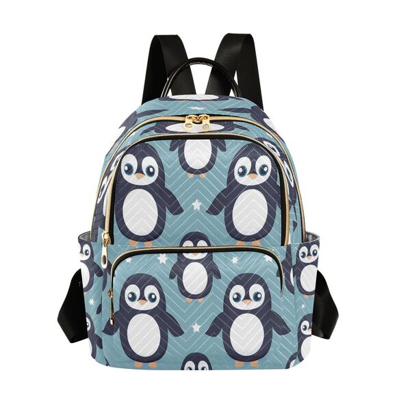 6749 Penguin Small Backpack Purse Travel Bag Lightweight Shoulder Bag main image 6